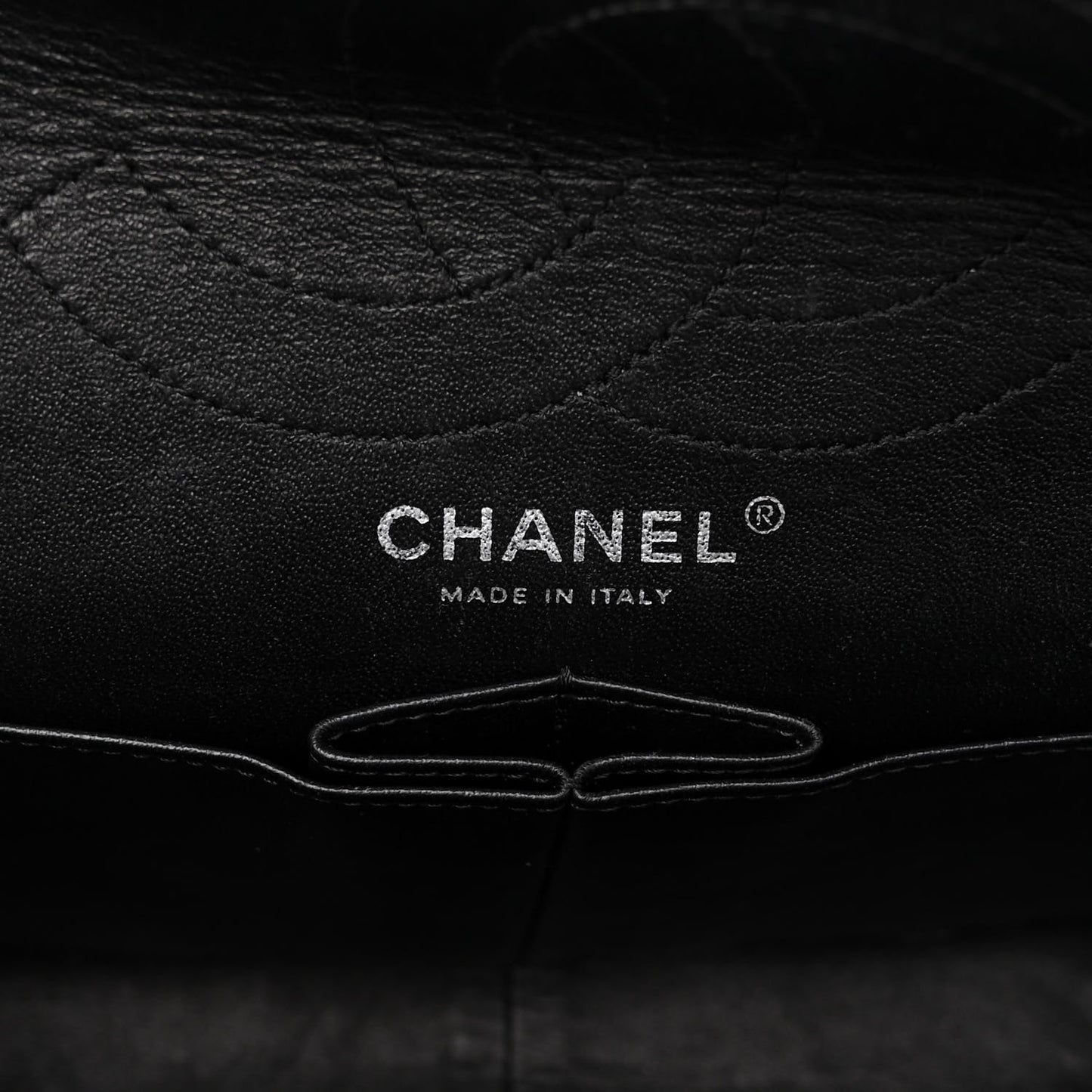 Iridescent Calfskin Quilted 2.55 Reissue 226 Flap Dark Grey