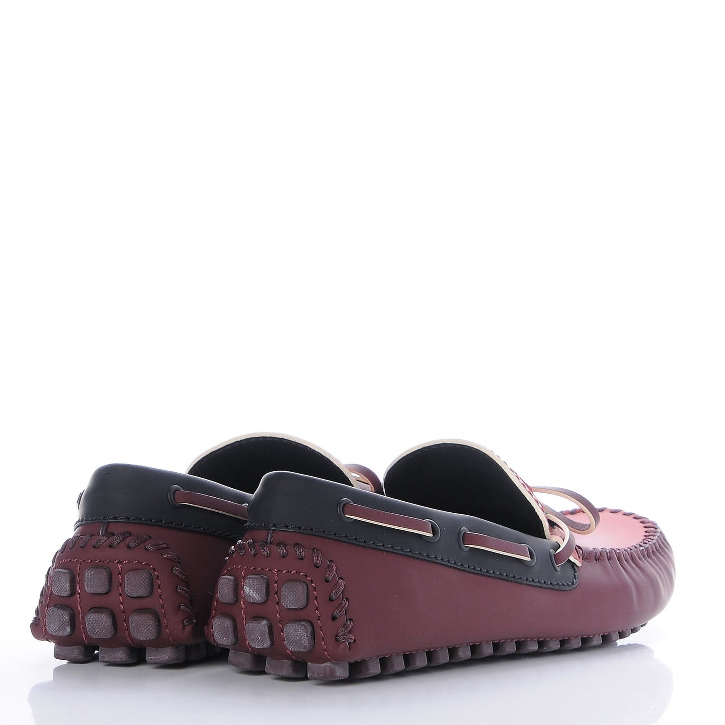 Mens Mat Calfskin Arizona Car Shoe Moccasin Loafers 7.5 Rouge