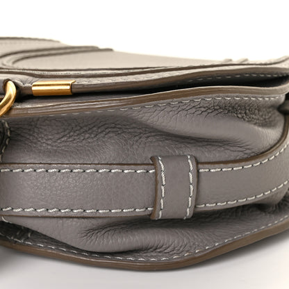 Chloe Calfskin Mini Marcie Round Crossbody Bag Cashmere Grey 6 of 8