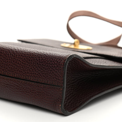 Mulberry Natural Grain Calfskin New Antony Messenger Crossbody Oxblood 9 of 10