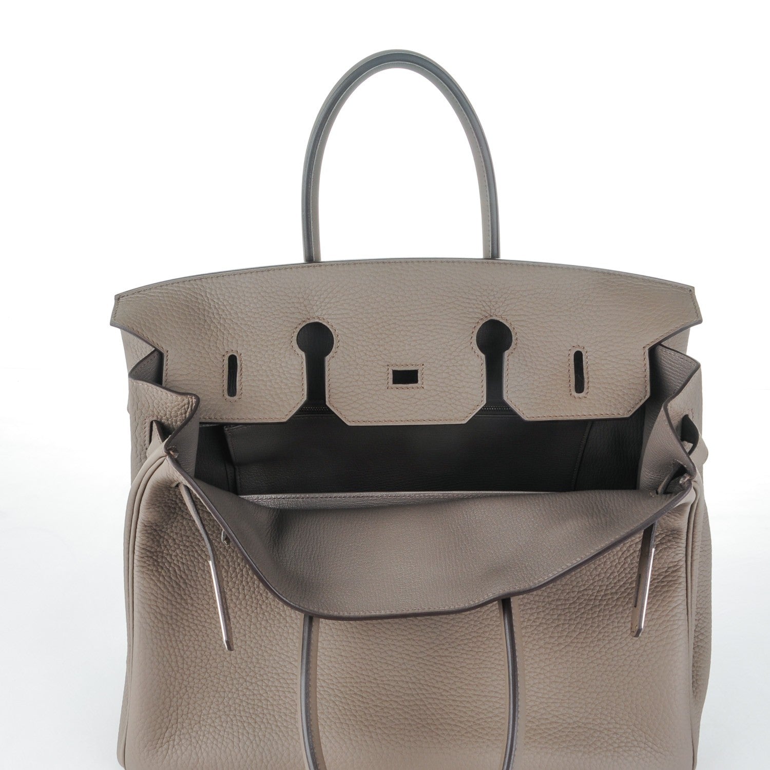 Hermes Taurillon Clemence Birkin 35 Etain 23 of 25