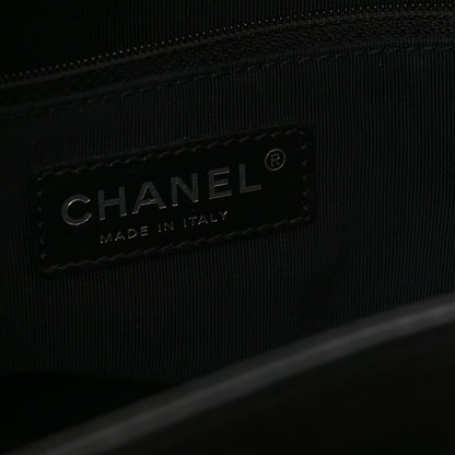 Chanel Calfskin Small Cerf Executive Shopper Tote Black 7 of 13