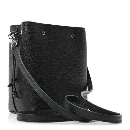 Louis Vuitton Calfskin Nano Lockme Bucket Black 2 of 8