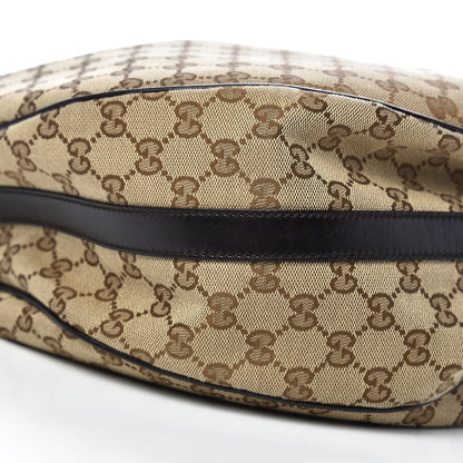 Gucci Monogram Large GG Twins Hobo Dark Brown 8 of 10
