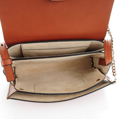 Chloe Suede Calfskin Small Faye Shoulder Bag Tobacco 5 of 7