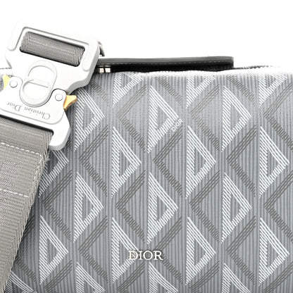 Christian Dior Coated Canvas CD Diamond Lingot 22 Bag Gray 8 of 12