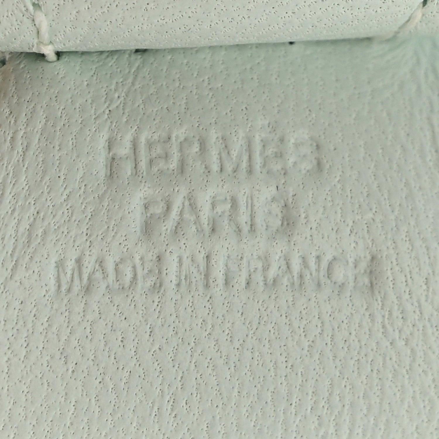Hermes Milo Lambskin Grigri Rodeo Horse Bag Charm PM Vert Peppermint 3 of 4