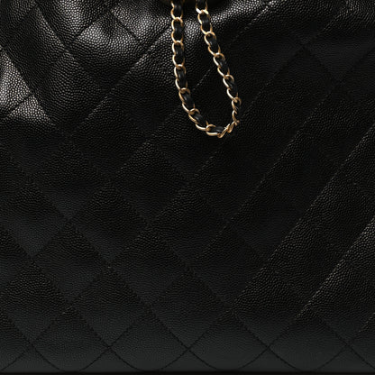 Chanel Caviar Quilted Medium Chanel 25 Handbag Black 9 of 11