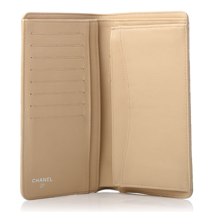Chanel Caviar Quilted Yen Wallet Beige 5 of 8