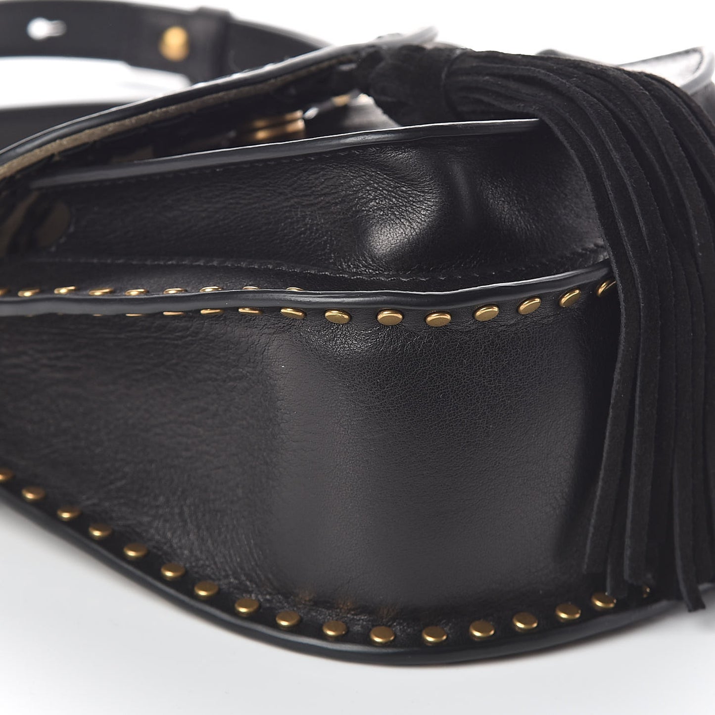Calfskin Braided Mini Hudson Shoulder Bag Black