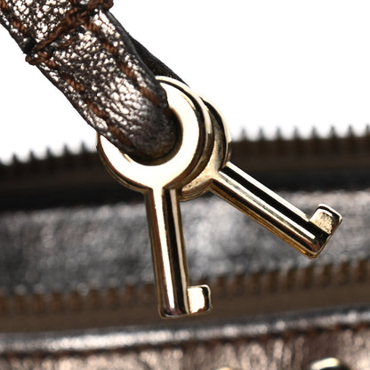 Versace Metallic Calfskin Snap Out Of It Bag Bronze 18 of 28