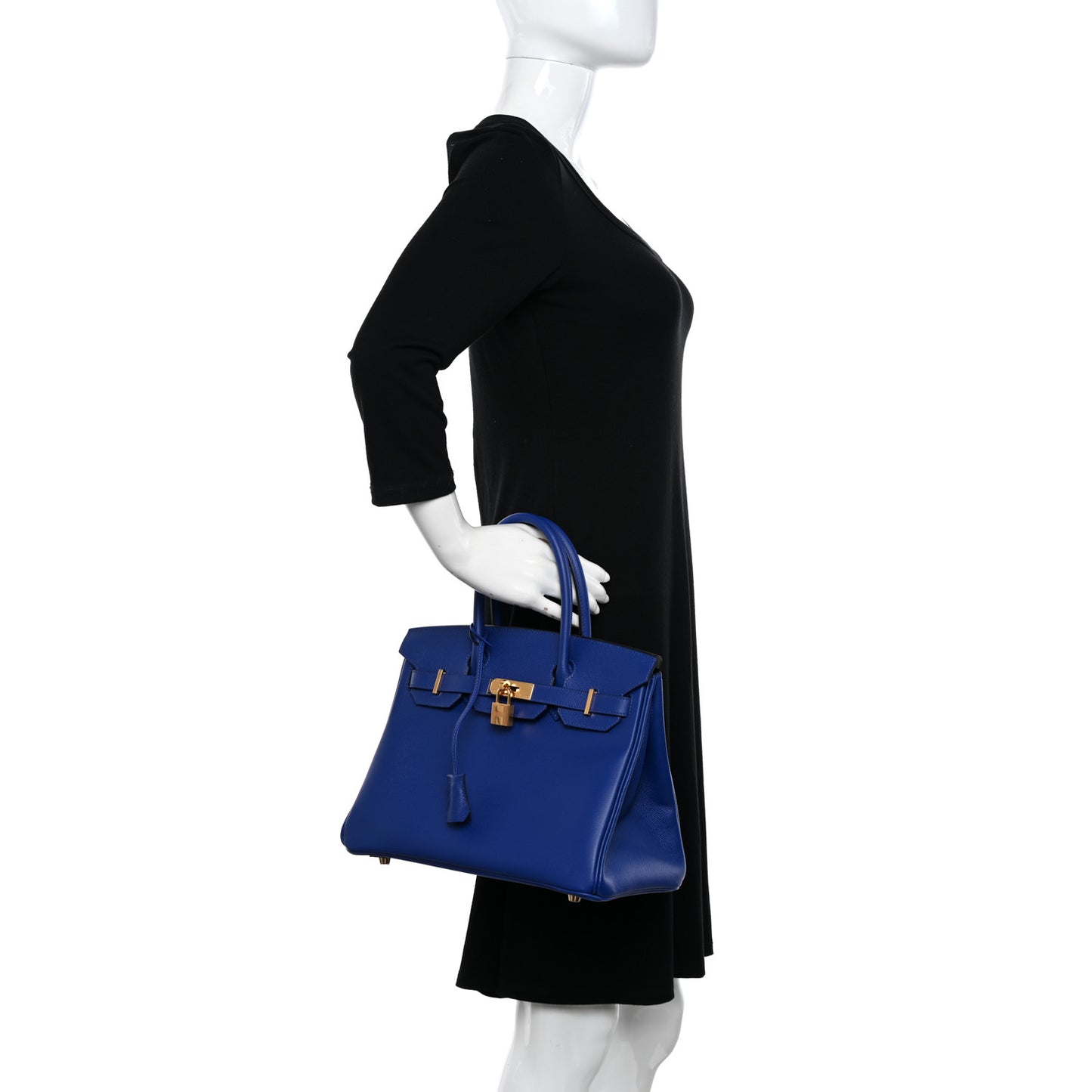 Epsom BIRKIN 30 Bleu Electrique