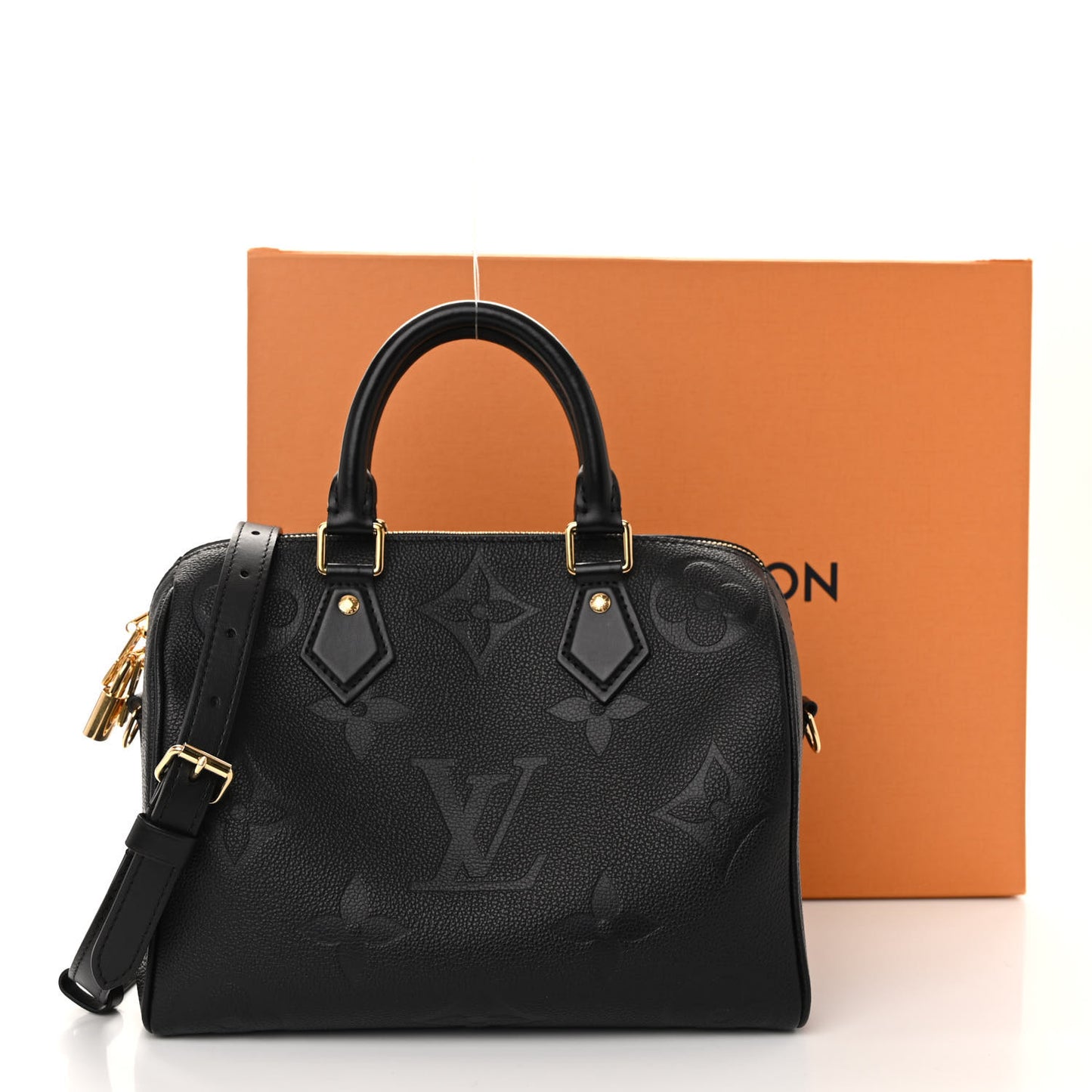 Empreinte Monogram Giant Speedy Bandouliere 25 Black