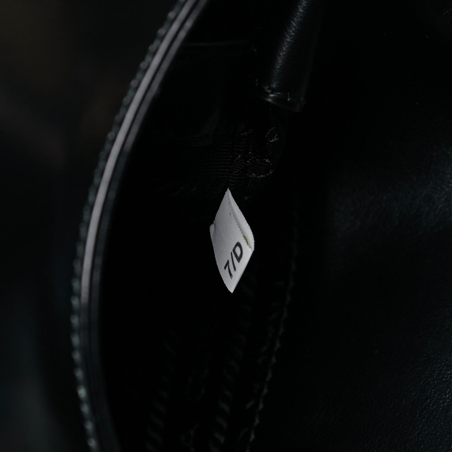 Prada Spazzolato Cleo Flap Adjustable Strap Shoulder Bag Black 7 of 9
