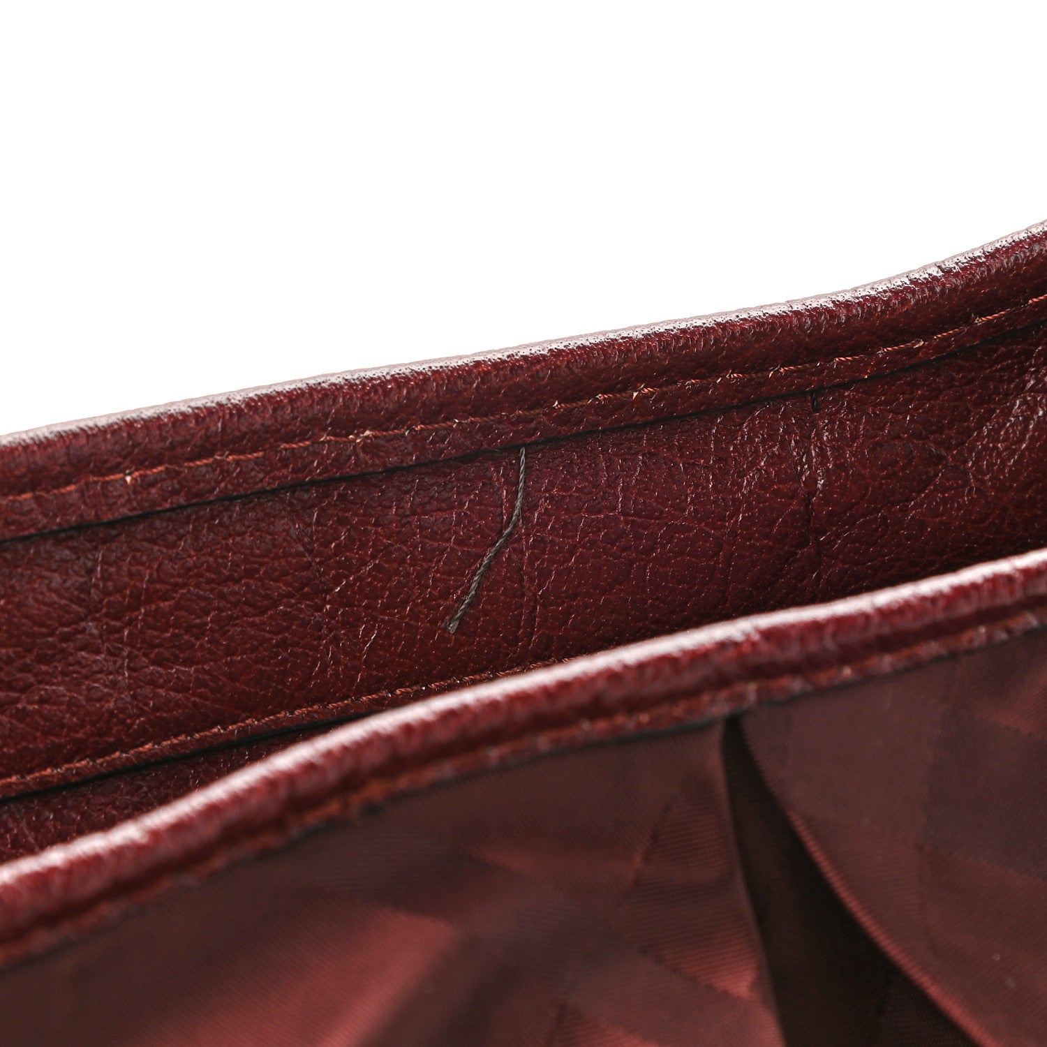 Burberry Nylon Check Tote Burgundy 11 of 11
