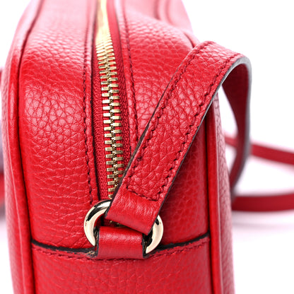 Gucci Pebbled Calfskin Small Soho Disco Bag Tabasco Red 17 of 17