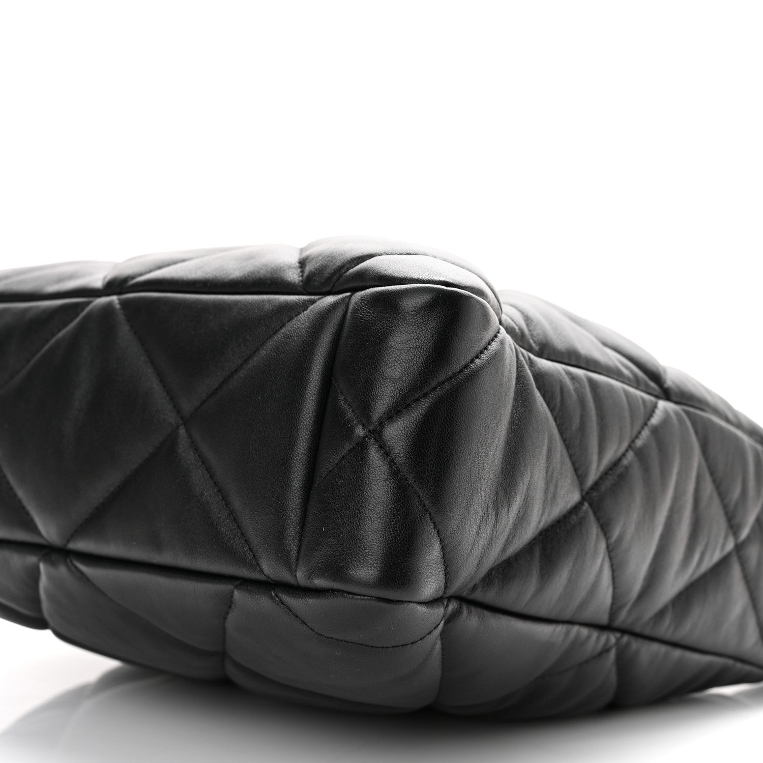 Chanel Lambskin Quilted Chanel 19 Shopping Bag Black 10 of 11