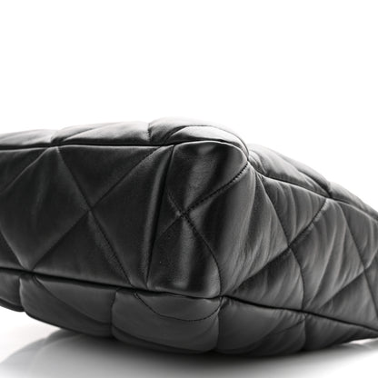 Chanel Lambskin Quilted Chanel 19 Shopping Bag Black 10 of 11