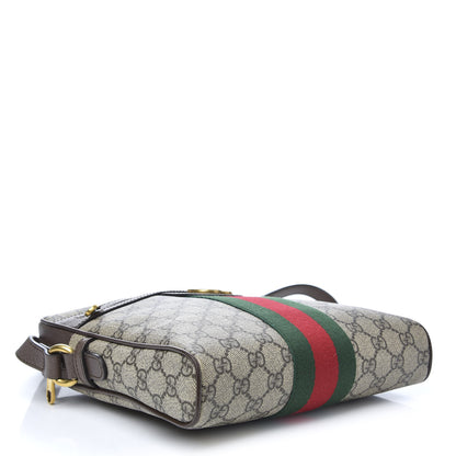 Gucci GG Supreme Monogram Web Small Ophidia Messenger Bag Brown 4 of 9