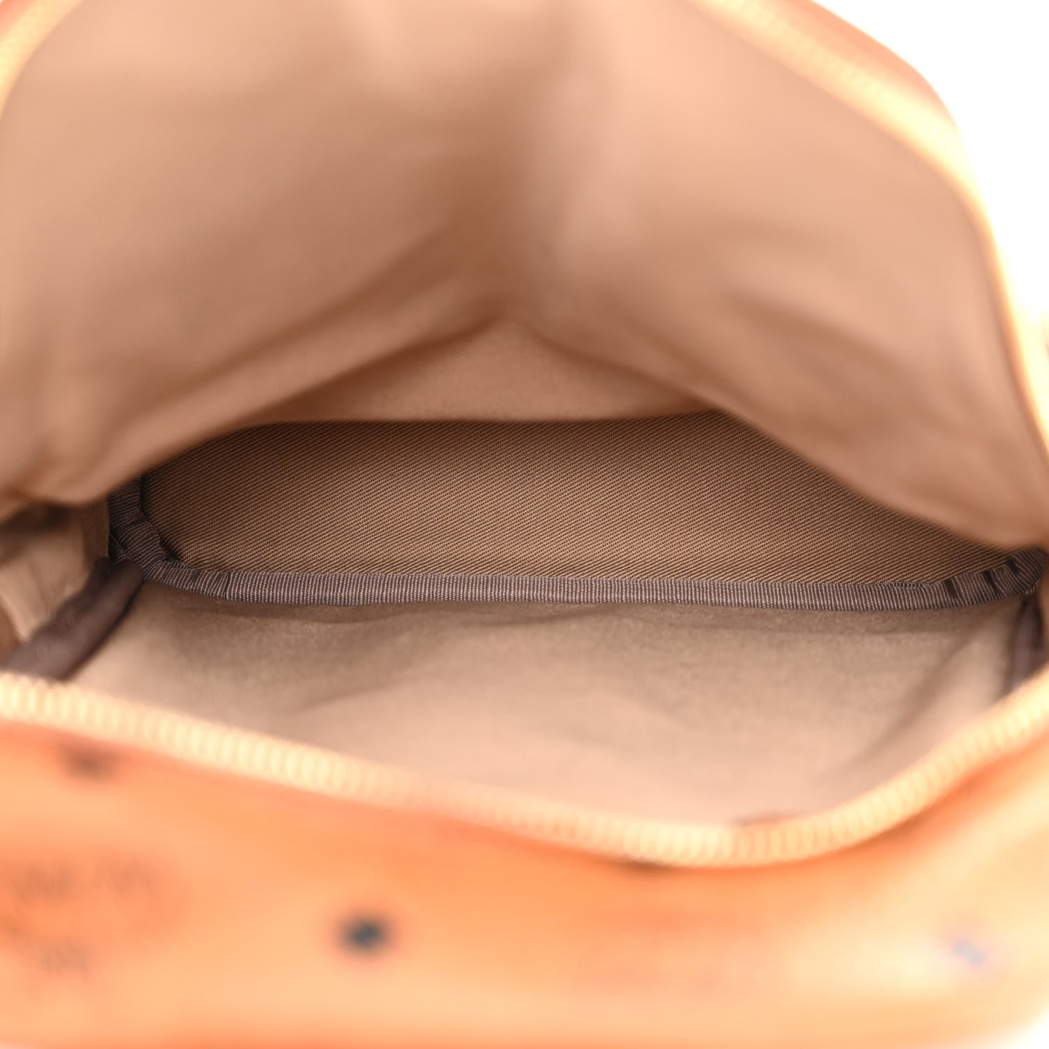 MCM Visetos Klassik Small Sling Bag Cognac 5 of 9