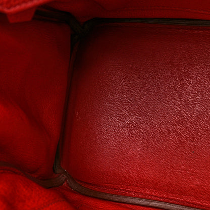 Hermes Taurillon Clemence Birkin 30 Rouge Garance 9 of 12