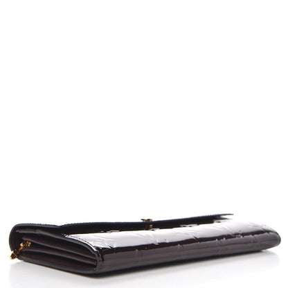 Louis Vuitton Vernis Sarah Wallet Amarante 4 of 6