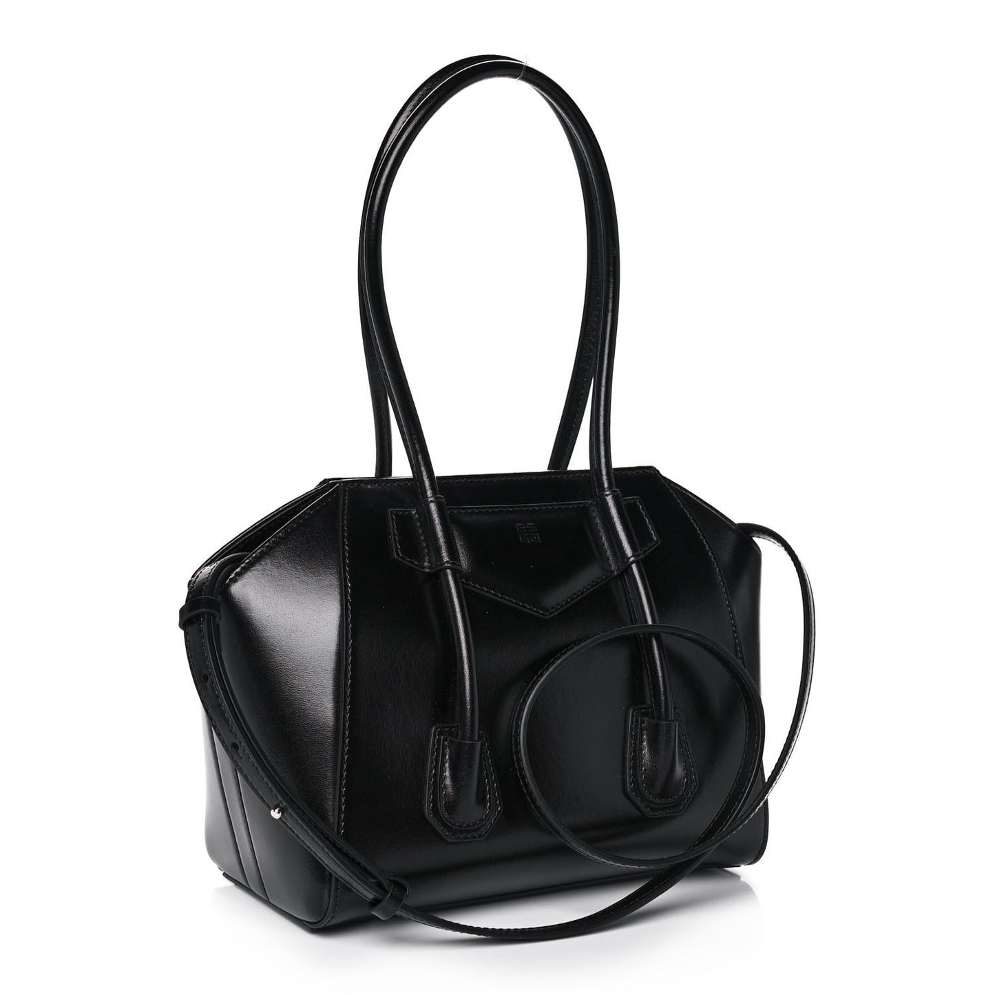 Box Calfskin Mini Lock Antigona Black