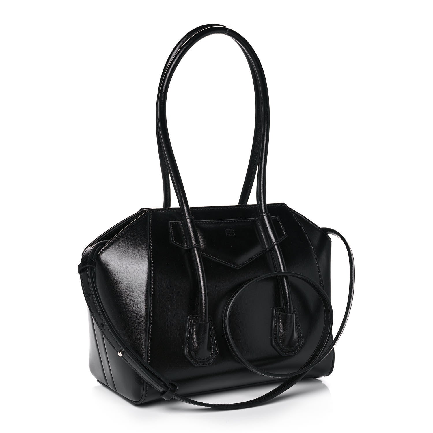 Givenchy Box Calfskin Mini Lock Antigona Black 3 of 11