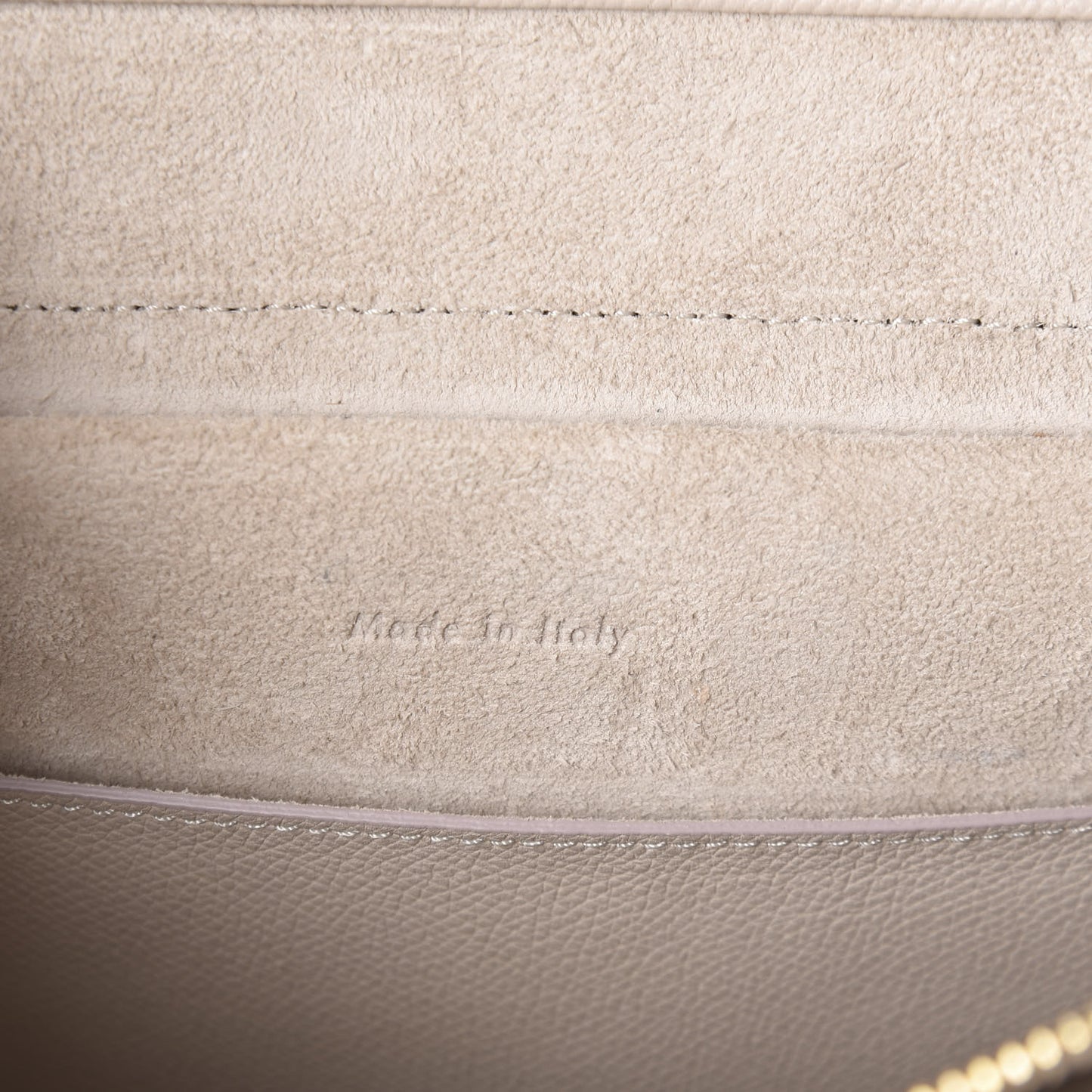 Grained Calfskin Micro Belt Bag Linen