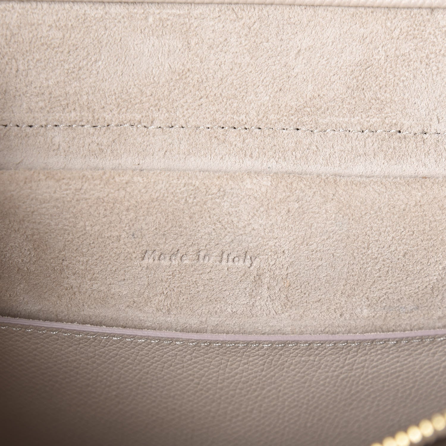 Celine Grained Calfskin Micro Belt Bag Linen 6 of 9