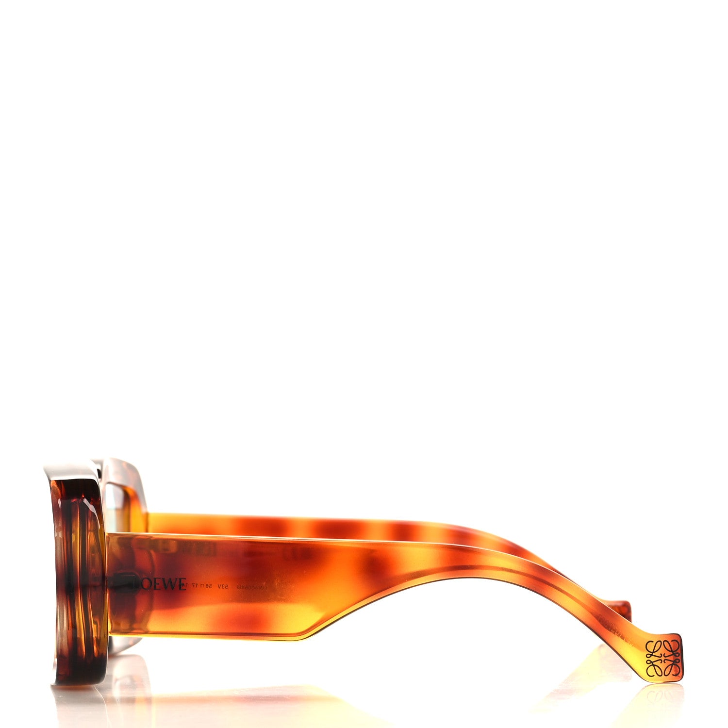 Loewe Acetate Paula's Ibiza Dive Sunglasses LW40064U Light Havana 3 of 7