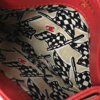 Chanel Caviar Quilted CC Card Holder Orange 5 of 8