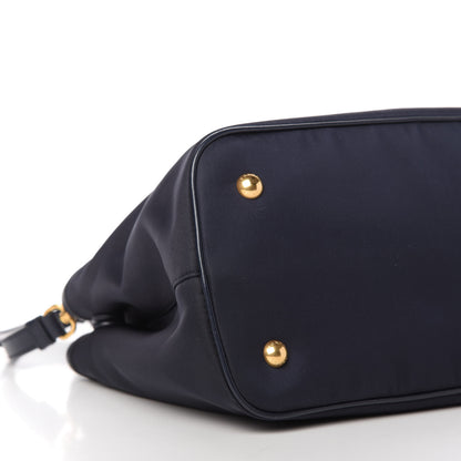 Prada Tessuto Nylon Soft Calf Small Tote Black 6 of 9