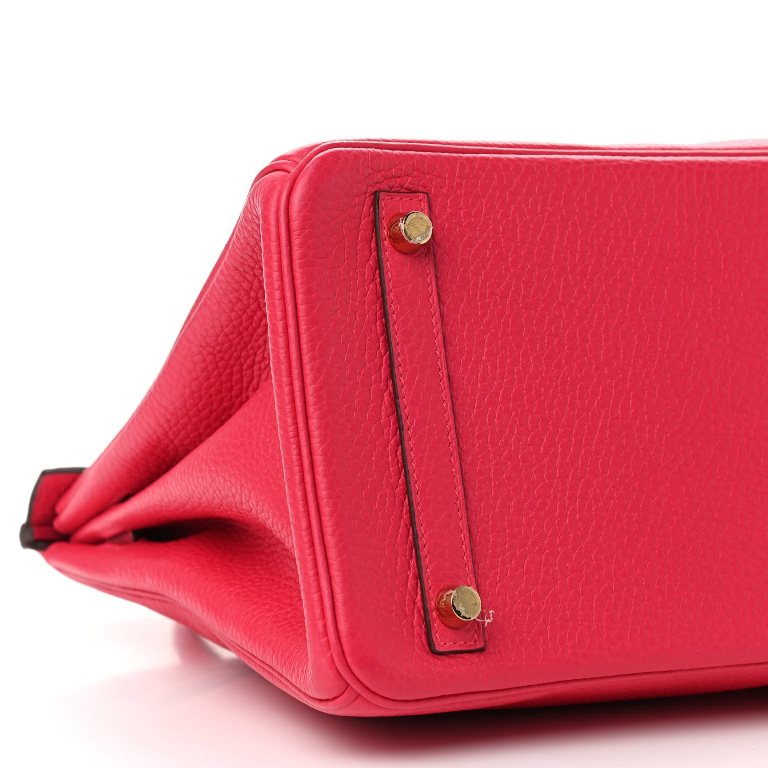 Hermes Taurillon Clemence Birkin 30 Rose Extreme 8 of 13