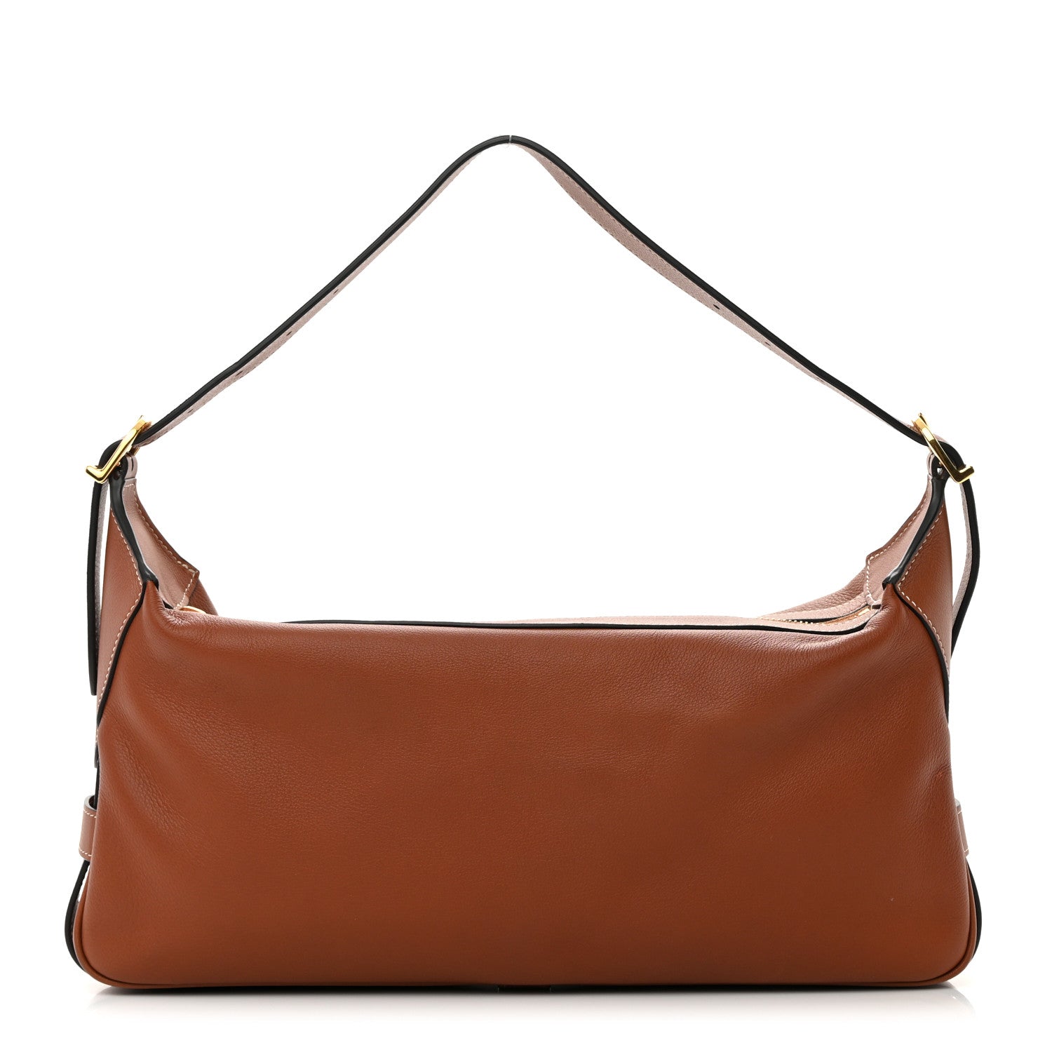 Celine Supple Calfskin Medium Romy Shoulder Bag Tan 1 of 15