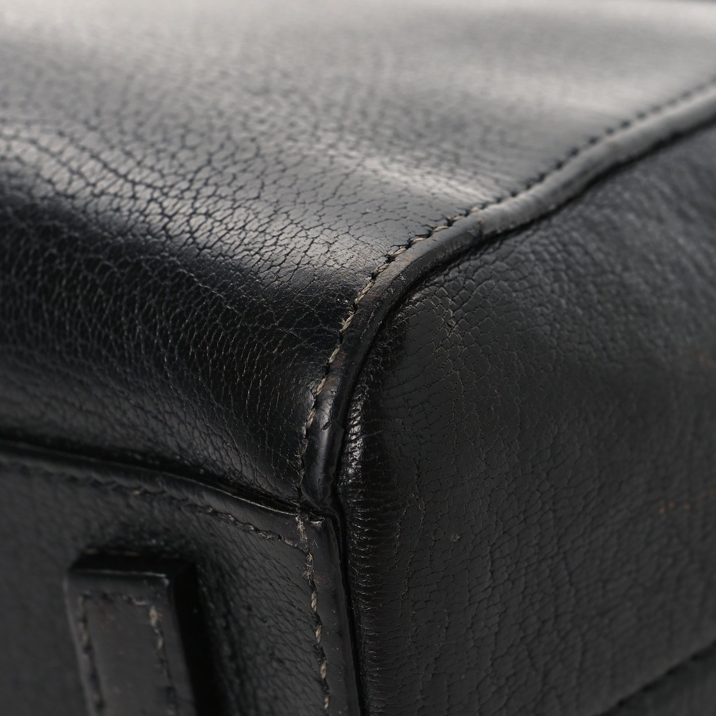 Sugar Goatskin Mini Antigona Black