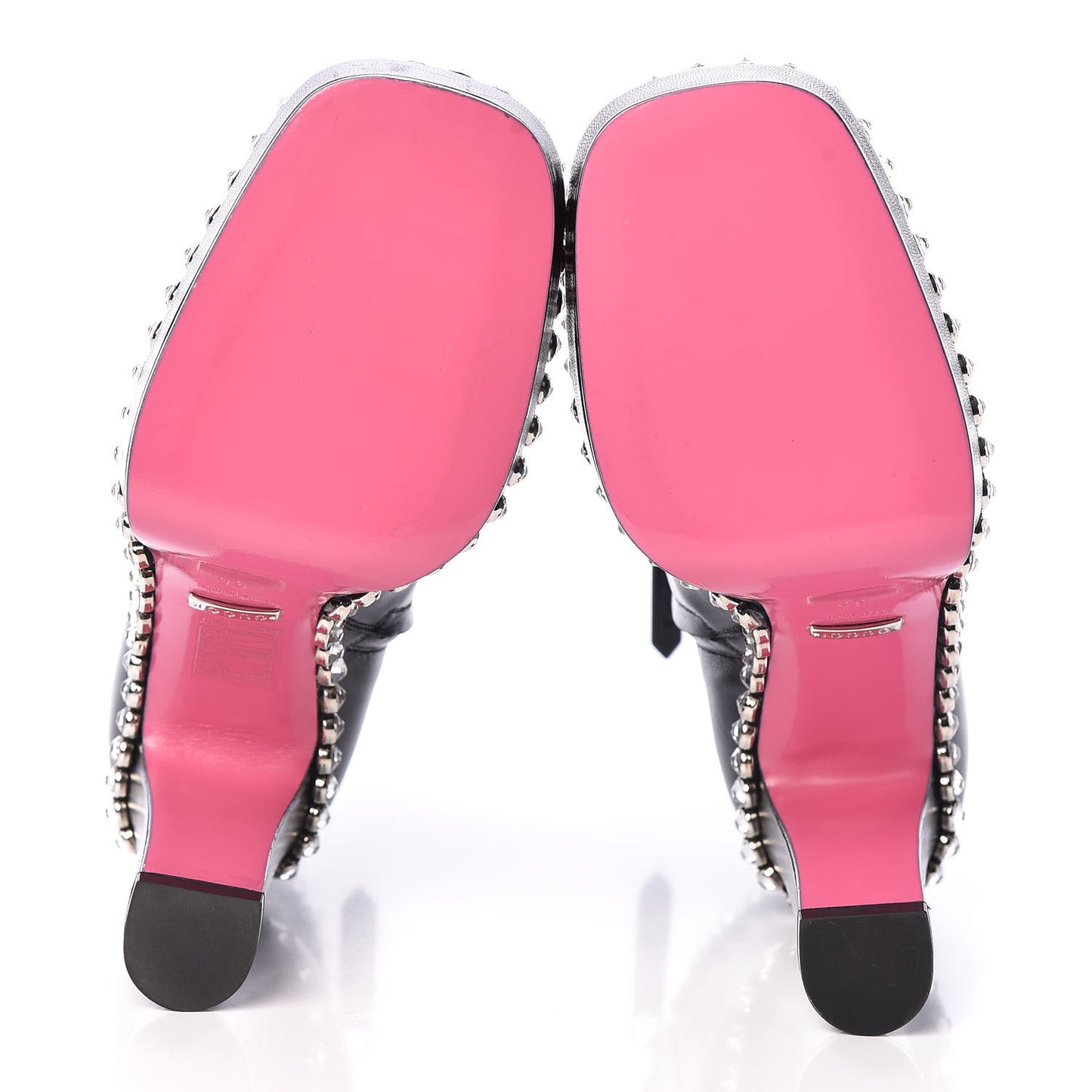 Malaga Kid Olympia Crystal Embellished Boots 35 Black