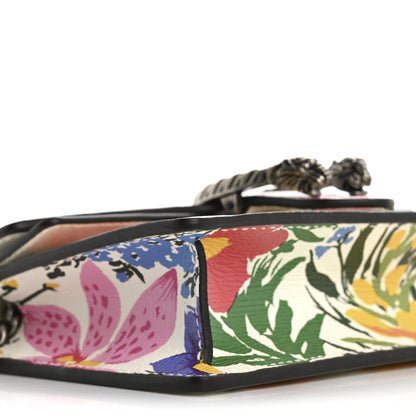 Gucci X KEN SCOTT New Shangai Calfskin Jardin D'Avril Floral Print Super Mini Dionysus Shoulder Bag Ivory Pink 8 of 10