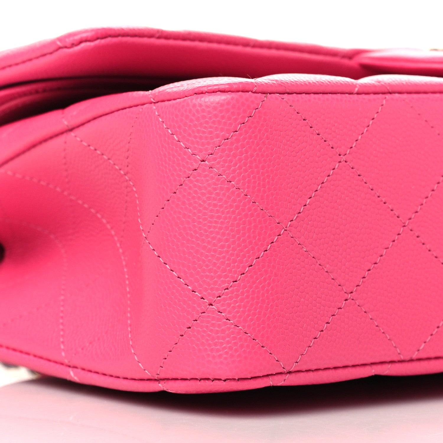 Chanel Caviar Quilted Medium Double Flap Pink 7 of 9