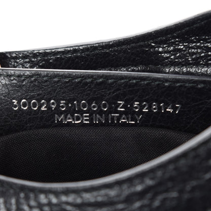 Balenciaga Agneau Classic Silver Hardware Mini City Logo Strap Black White 7 of 14