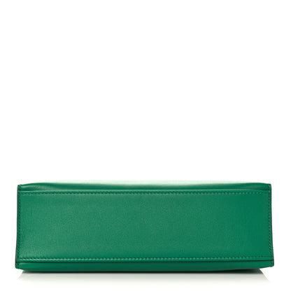 Hermes Swift Kelly Pochette Clutch Vert Vertigo 6 of 28