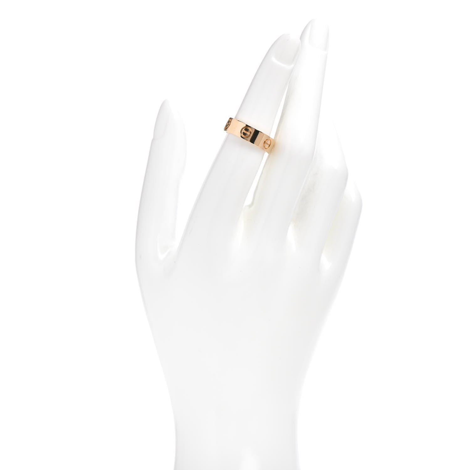 Cartier 18K Yellow Gold 5.5mm LOVE Ring 51 5.75 2 of 5