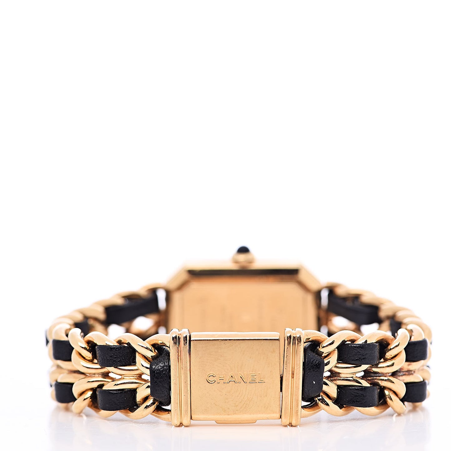 Stainless Steel Lambskin 20mm Chain Premiere Quartz Watch Gold M