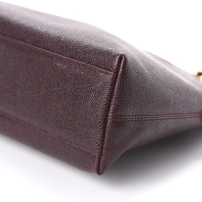 Chanel Caviar Shoulder Bag Burgundy 7 of 10