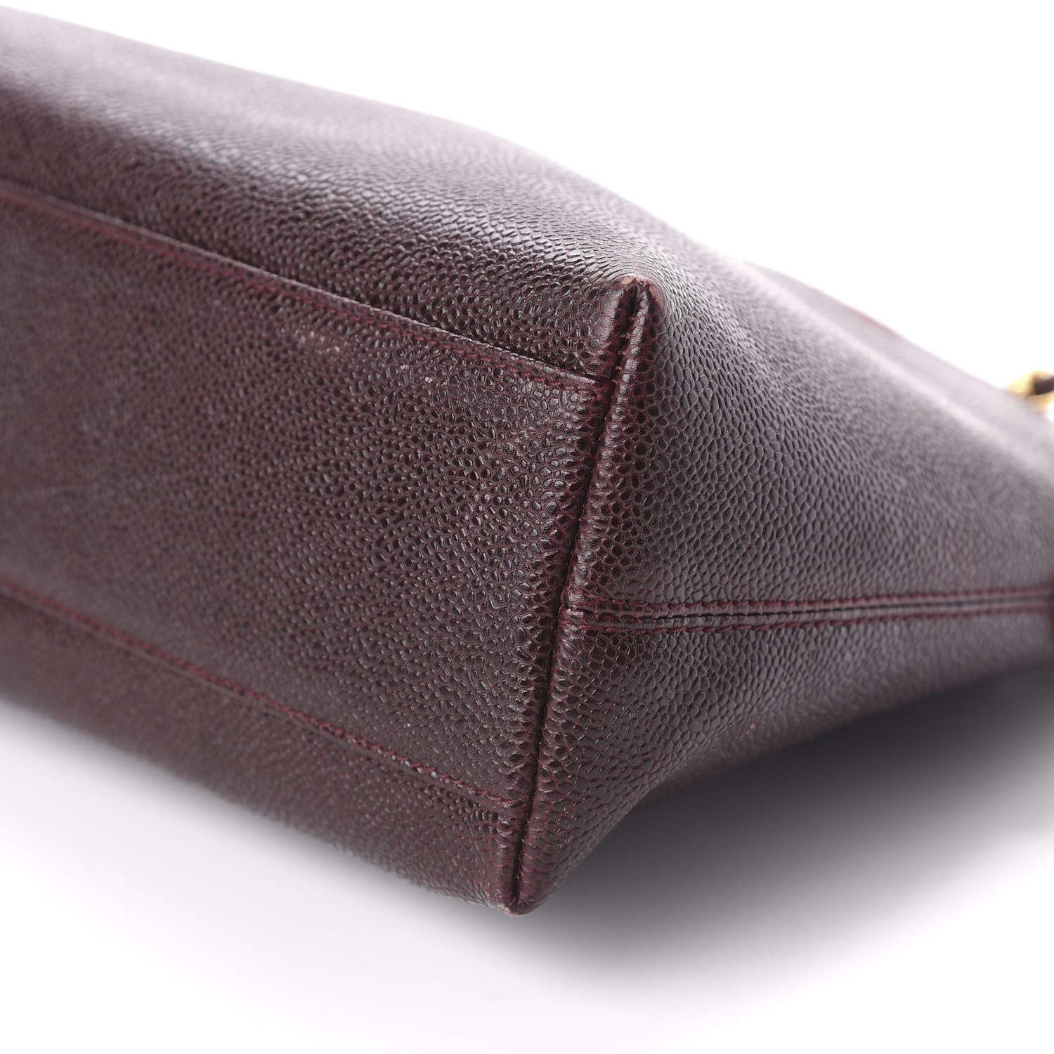 Chanel Caviar Shoulder Bag Burgundy 7 of 10