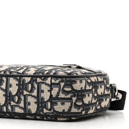 Christian Dior HOMME Oblique Mini Safari Messenger Navy Blue 10 of 10
