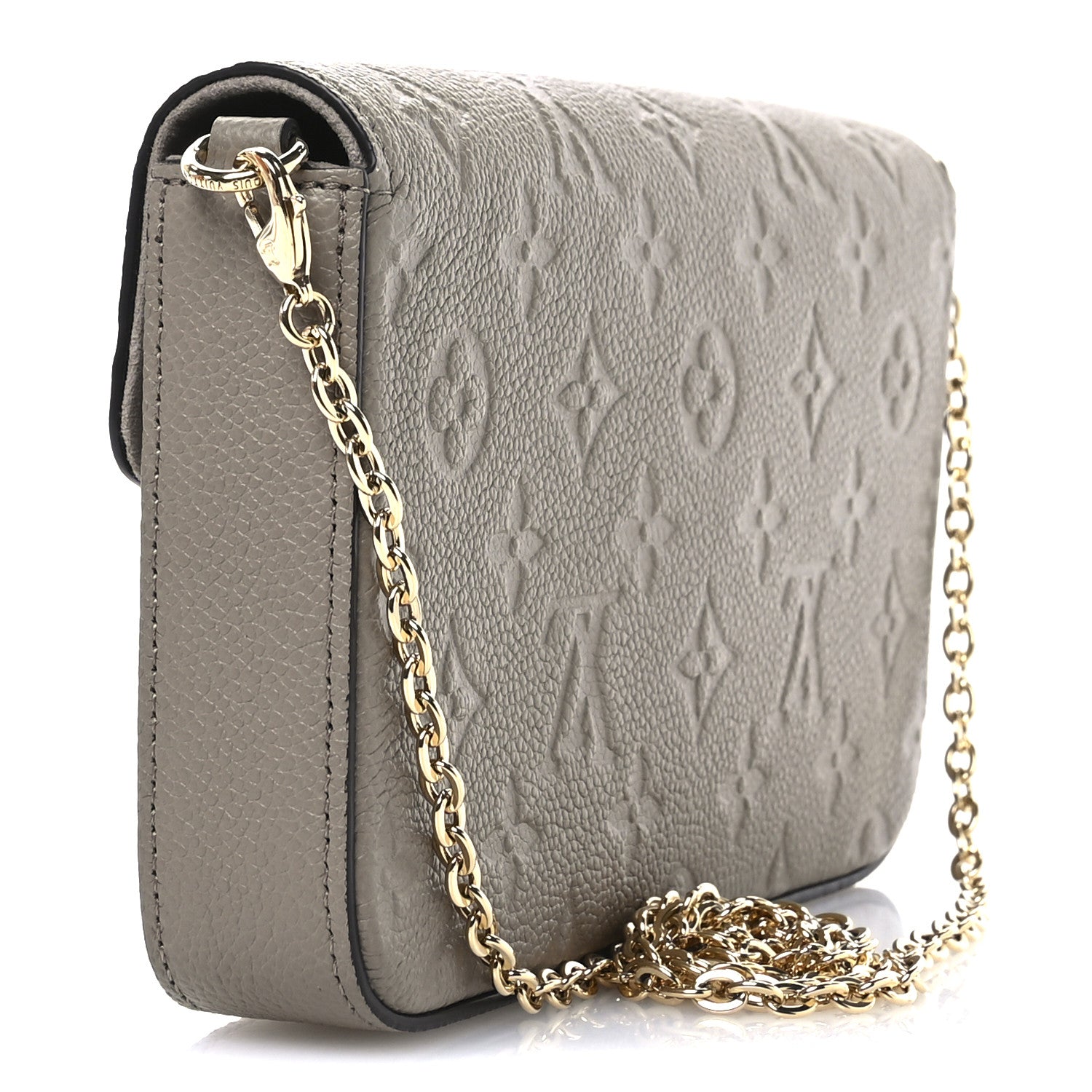 Louis Vuitton Empreinte Pochette Felicie Chain Wallet Tourterelle 4 of 11
