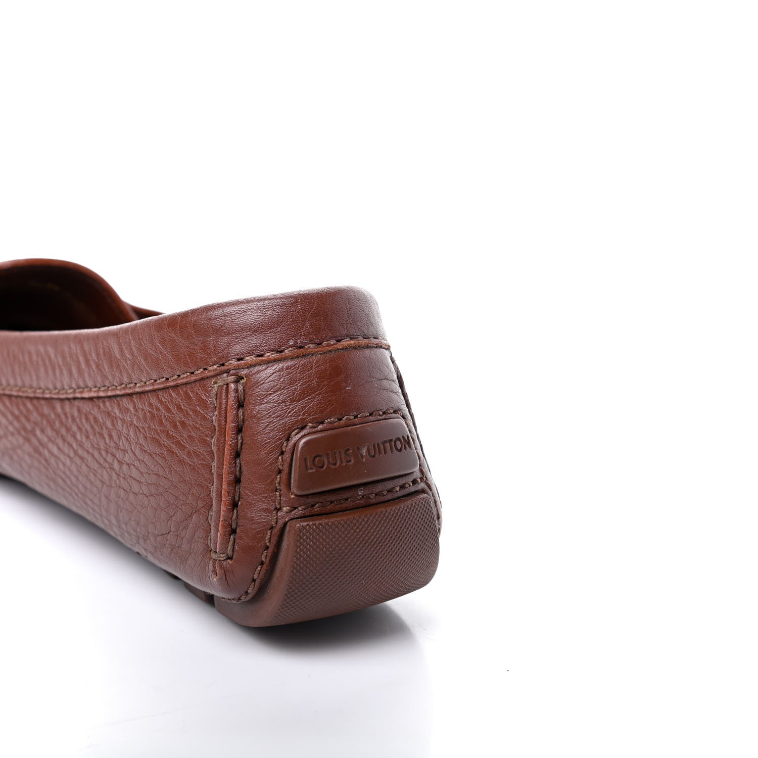 Louis Vuitton Calfskin Monte Carlo Moccasin Loafers 37 Brown 14 of 17