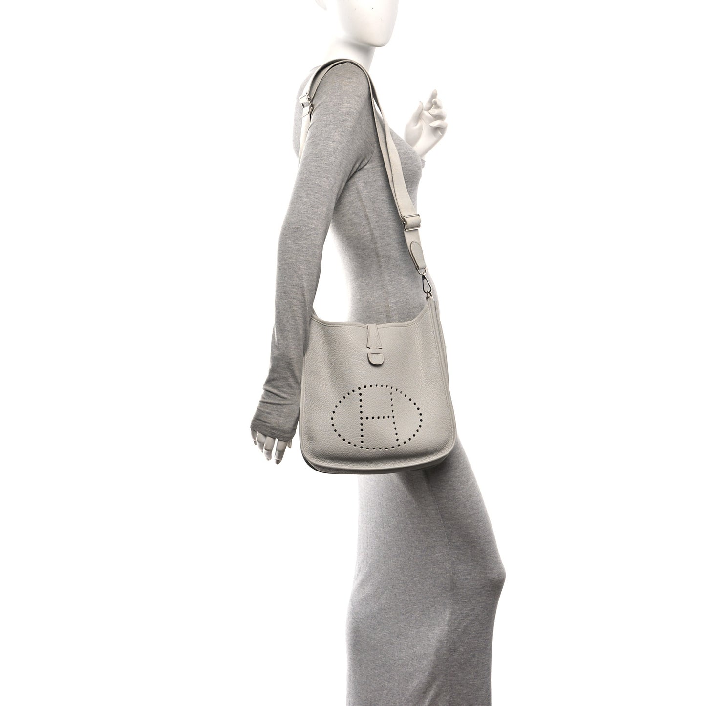 Taurillon Clemence Evelyne III PM Gris Perle