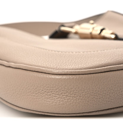 Gucci Grained Calfskin Web Medium Jackie 1961 Hobo Taupe 9 of 10